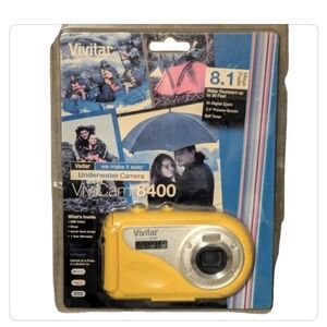 Vivatar underwater camera 2009 vintage yellow